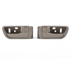 2 PCS Car Right Left Inner Door Handles 69205-33040RH / 69206-33040LH for Toyota Camry 2002-2006, For Toyota Camry 2002-2006 (Beige)