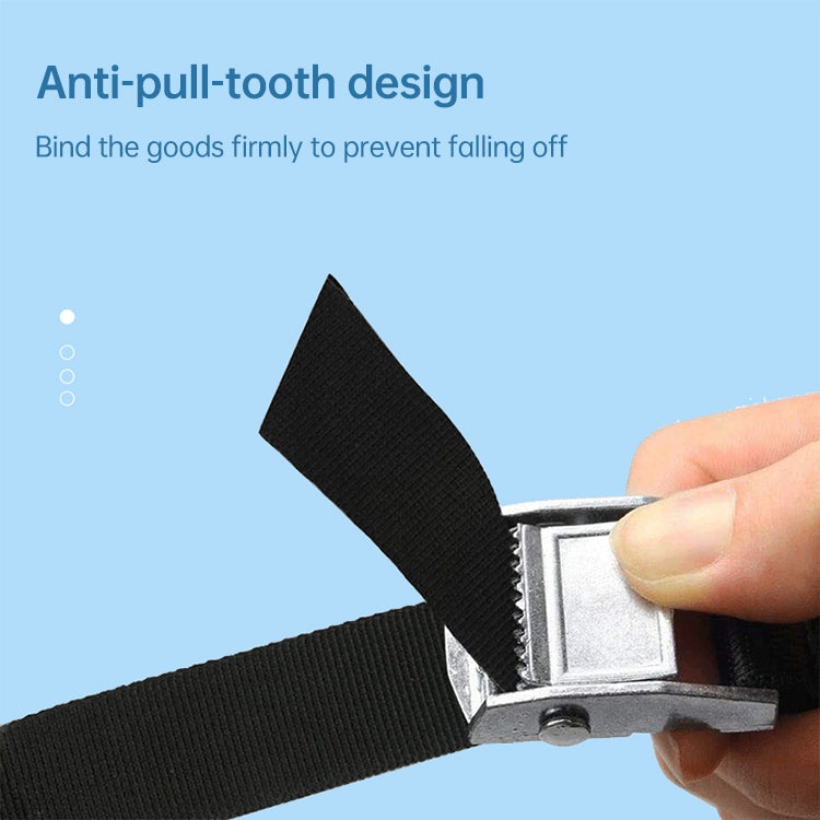 Car Tension Rope Luggage Strap Belt Auto Car Boat Fixed Strap with Alloy Buckle,Random Color Delivery, Size: 25mm x 3m, 3m