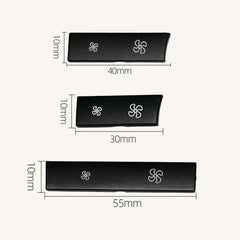 Car Wind Power Switch Air Conditioning Air Volume Button for BMW 5 Series 2011-2017 / 7 Series 2009-2015, Right High Configuration, Right High Configuration