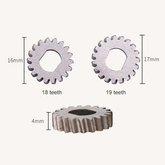 Car Sunroof Motor Gear for Mercedes-Benz W204/W212/W221/W164 / BMW F10/F02/E90/E70, 18 Teeth, 18 Teeth