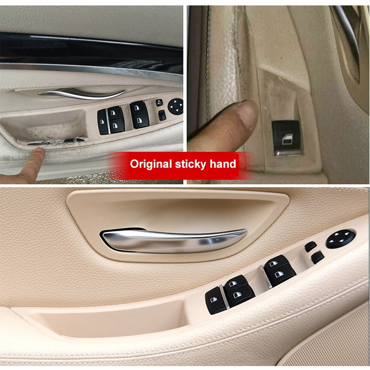 Car Standard Version Inside Doors Handle Pull Trim Cover 5141 7225 873 for BMW F10 F18, Left Driving, Standard Version (Black), Standard Version (Dark Coffee), Standard Version (Beige White), Standard Version (Grey), Standard Version (Beige)           ...