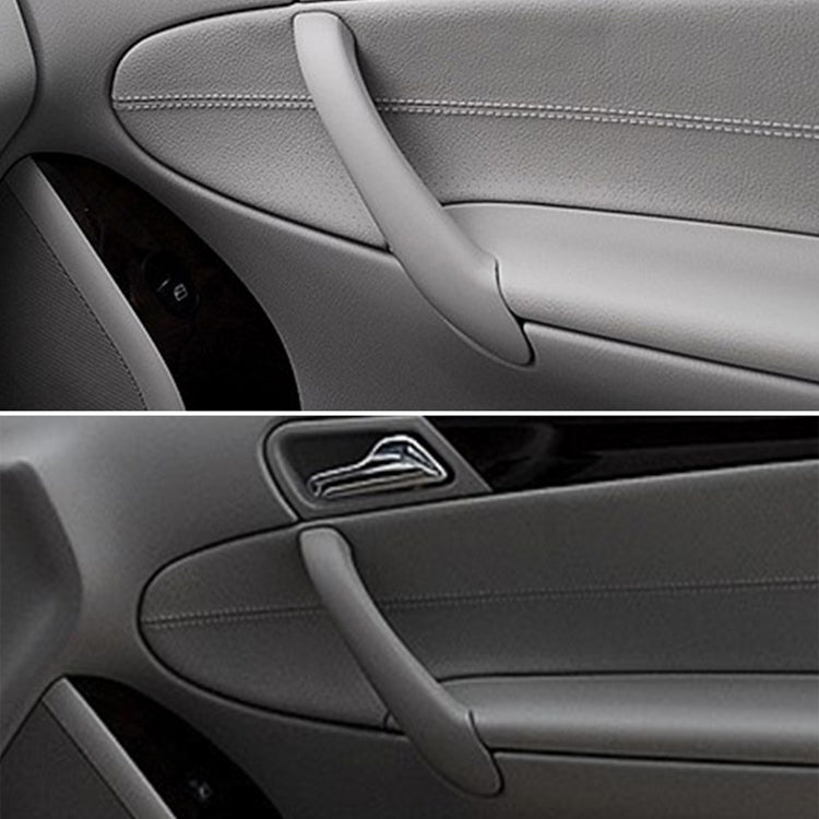 Car Front Left Inside Doors Handle Pull Trim Cover for Mercedes-Benz C-class W203 -2007, Left and Right Driving, Front Left (Black), Front Left (Grey), Front Left (Beige)