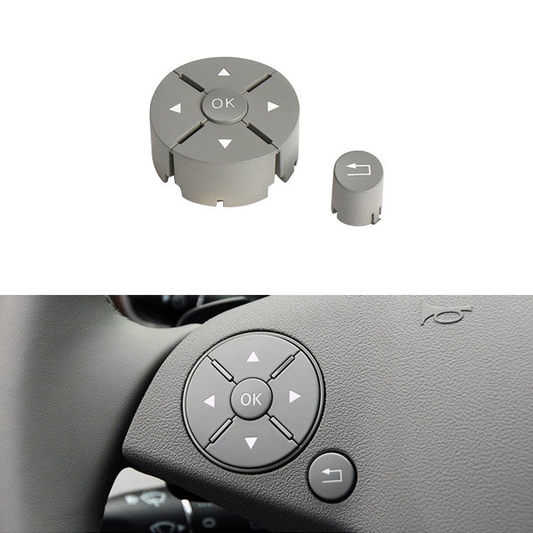 Car Left Side Steering Wheel Switch Buttons Panel for Mercedes-Benz W204 2007-2014, Left Driving, Left Side (Beige), Left Side (Brown), Left Side (Black), Left Side (Grey)