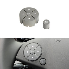 Car Left Side Steering Wheel Switch Buttons Panel for Mercedes-Benz W204 2007-2014, Left Driving, Left Side (Beige), Left Side (Brown), Left Side (Black), Left Side (Grey)