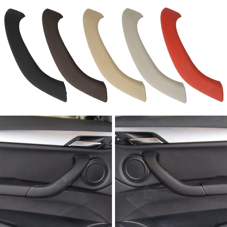 Car Right Side Inside Doors Handle Pull Trim Cover 51417417513 for BMW X1 2016-, Left Driving, Right Side (Black), Right Side (Coffee), Right Side (Beige White), Right Side (Beige), Right Side (Red)