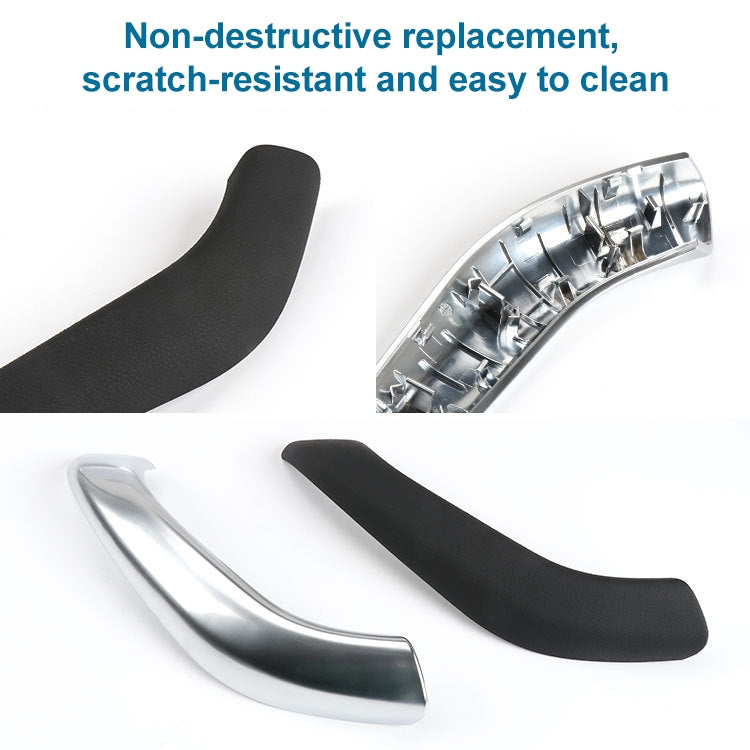 Car Right Side Inside Doors Handle Pull Trim Cover 51417417513 for BMW X1 2016-, Left Driving, Right Side (Black), Right Side (Coffee), Right Side (Beige White), Right Side (Beige), Right Side (Red)