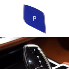 Car Gear Lever Auto Parking Button Letter P Cap for BMW G Chassis Series, Left Driving, For BMW G Chassis Series (Blue), For BMW G Chassis Series (Red), For BMW G Chassis Series (Black)
