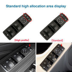 Car Window Glass Lift Switch for Mercedes-Benz W166, Left Driving High Configuration Version, High Configuration
