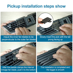 Car Right Side No.4 Air Conditioning Exhaust Switch Paddle for Skoda Octavia 2014-2019, Left Driving, No.4 for Skoda Octavia