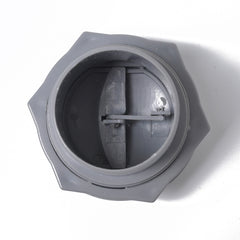 Universal 60mm Round AC Air Outlet Vent for RV Bus Boat Yacht Auto Air Conditioner Vent Replacement Parts Car Accessories, A Style (Grey), A Style (Black)