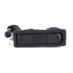 Black Zinc Alloy Adjustable Lever Hand Operated Compression Latch with Raised Trigger for RV / Trailer, Non-Locking, Black