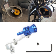 Universal Aluminum Turbo Sound Exhaust Muffler Pipe Whistle Car / Motorcycle Simulator Whistler, Size: M, Outside Diameter: 23mm, Size: M (Blue), Size: M (Red), Size: M (Silver), Size: M (Black), Size: M (Gold)