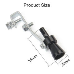 Universal Aluminum Turbo Sound Exhaust Muffler Pipe Whistle Car / Motorcycle Simulator Whistler, Size: S, Outside Diameter: 20mm, Size: S (Blue), Size: S (Red), Size: S (Silver), Size: S (Black), Size: S (Gold)