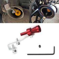 Universal Aluminum Turbo Sound Exhaust Muffler Pipe Whistle Car / Motorcycle Simulator Whistler, Size: S, Outside Diameter: 20mm, Size: S (Red), Size: S (Silver), Size: S (Black), Size: S (Gold), Size: S (Blue)