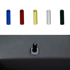 Car Door Latch Pin Door Screw Knob Cap Cover Trim for BMW F10, Left and Right Driving, For BMW F10 (Black)