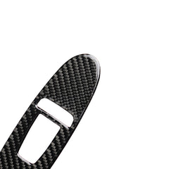 2 PCS Car Carbon Fiber Window Lift Panel Decorative Sticker for Infiniti Q50, Left Drive, Window Lift Panel (2 PCS)