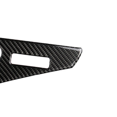 2 PCS Car Carbon Fiber Door Inner Handle Panel Decorative Sticker for Infiniti Q60, Left Drive, Door Inner Handle Panel