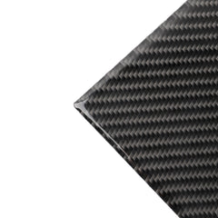 2 PCS Car Carbon Fiber Rear Water Cup Holder Panel Decorative Sticker for Infiniti Q50 / Q60 2014-2020, Rear Water Cup Holder Panel