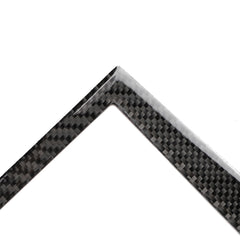 Car Carbon Fiber Navigation Frame Decorative Sticker for Infiniti Q50 / Q60 2014-2020, Navigation Frame