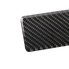 Car Carbon Fiber Rear Seat Ashtray Panel Decorative Sticker for Infiniti Q50 / Q60 2014-2020, Rear Seat Ashtray Panel