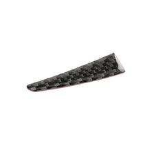 2 PCS Car Carbon Fiber Steering Wheel Below Decorative Sticker for Infiniti Q50 / Q60 2014-2020, Steering Wheel Below