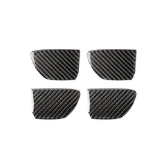4 PCS Car Carbon Fiber Door Inner Handle Wrist Panel Decorative Sticker for Infiniti Q50 / Q60 2014-2020, Door Inner Handle Wrist