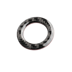 Car Carbon Fiber One-button Start Decorative Sticker for Infiniti Q50 / Q60 2014-2020, One-button Start