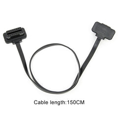 16PIN Car OBD Diagnostic Extended Cable OBD2 Male to Female Cable, Cable Length: 150cm, 150cm