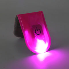 2 PCS Outdoor Night Running Safety Warning Light LED Illuminated Magnet Clip Light