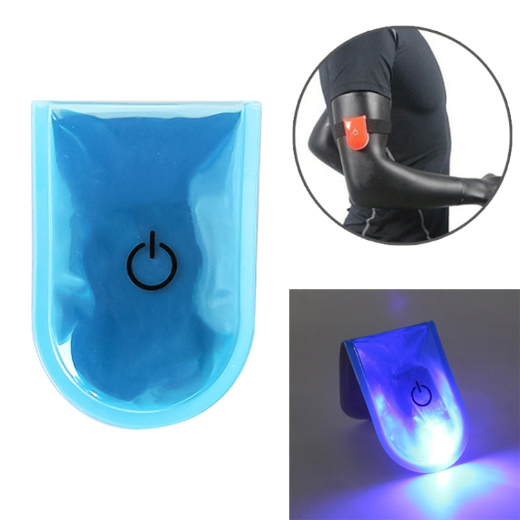 2 PCS Outdoor Night Running Safety Warning Light LED Illuminated Magnet Clip Light
