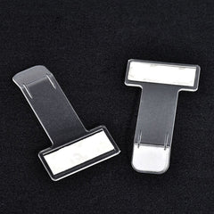 10 PCS Car Plastic Mounted Bill Clip Holder Parking Timing Car Ticket Holder, Plastic Mounted  Clip