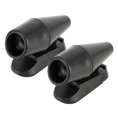 Pair Car ABS Deer Alert Sound Alarm Ultrasonic Wind Power Animal Repeller, Wind Power Animal Repeller (Black), Wind Power Animal Repeller (Black Silver)
