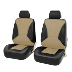 4 in 1 Universal PU Leather Four Seasons Anti-Slippery Front Seat Cover Cushion Mat Set for 2 Seat Car, For 2 Seat Car