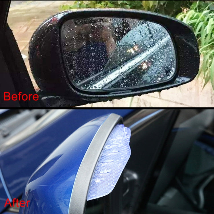 1 Pair 3R-2156 Universal Car Rearview Mirror Rain Blades Mirror Eyebrow Rain Cover