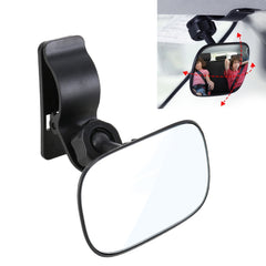 3R-2161 Car Truck Interior Rear View Blind Spot Adjustable Wide Angle Mirror with Clip, 3R-216