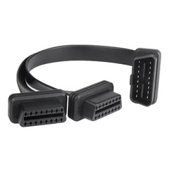 2 in 1 16PIN Car Straight Head OBD Diagnostic Extended Cable OBD2 Cable, Straight Head