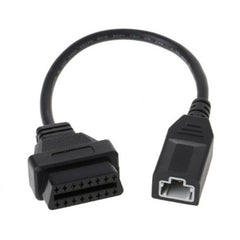 Car 3 Pin to 16 Pin OBD Cable for Honda, Cable Length: 40cm, 3 Pin to 16 Pin OBD Cable