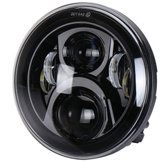 7 inch Round LED Motorcycle Headlight Modified Spotlight for Honda, For Honda, For Honda Silver