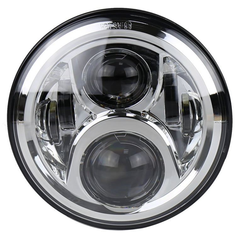 7 inch Round LED Motorcycle Headlight Modified Spotlight for Honda, For Honda Silver, For Honda