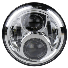 7 inch Round LED Motorcycle Headlight Modified Spotlight for Honda, For Honda Silver, For Honda