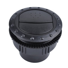 Universal 60mm Round AC Air Outlet Vent for RV Bus Boat Yacht Auto Air Conditioner Vent Replacement Parts Car Accessories, B Style (Black)