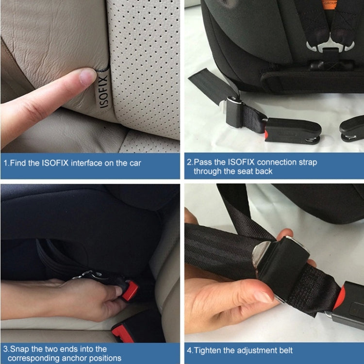 Car Kids Safety Seat Fixing Belt Children ISOFIX Interface Soft Connection Belt, Kids Safety Seat Fixing Belt