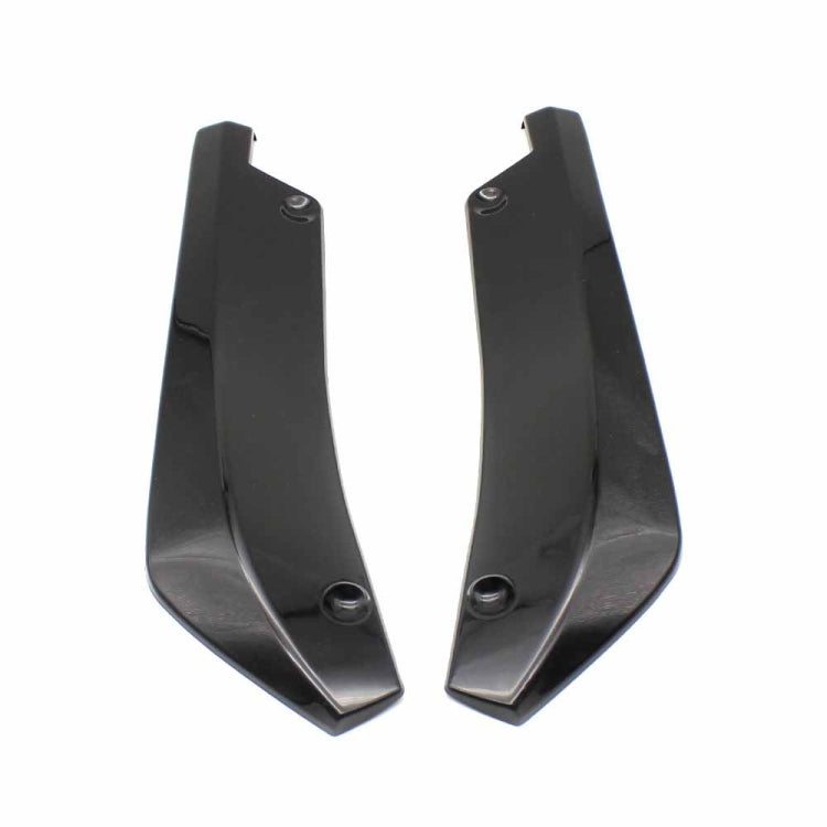 XH-6134 Black Car Universal Modified Rear Spoiler Anti-collision Protector Bar Strip Guard Sticker, Black