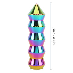 Universal Car Colorful Long Cone Shape Gear Head Gear Shift Knob, Long Cone Shape