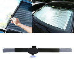 Car Sucker Suction Cups Retractable Windshield Sun Shade Block Sunshade Cover for Solar UV Protect, Size: 46cm, Sucker Suction Cups, 46cm