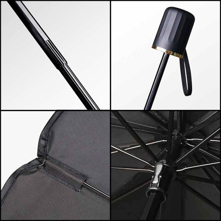 Car Retractable Sunshade Sunscreen Heat Insulation Front Windshield Sunshade, Large Size, Large Size