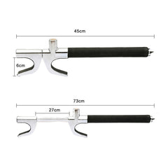 Car Adjustable Telescopic U Shape Steering Wheel Lock Anti-theft Cipher Lock with Safety Hammer, with Safety Hammer