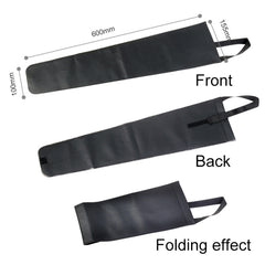 Waterproof Foldable Car Umbrella Cover Storage Bag, Black
