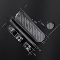 Car Carbon Fiber Magnetic Clamp Cable Storage Box Creative Desktop Hub Organizer, Desktop Hub Organizer