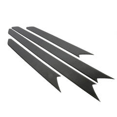 Car Carbon Fiber Door Panel Decorative Sticker for Volkswagen Tiguan L 2019-2021, Door Panel